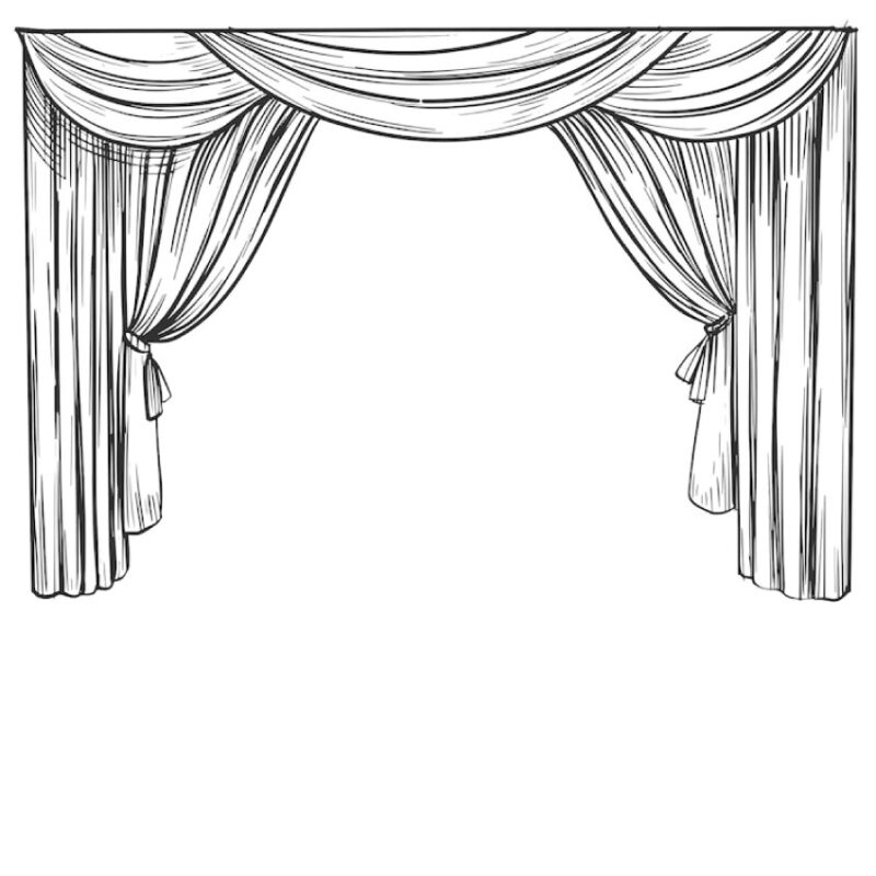 rideaux simple double